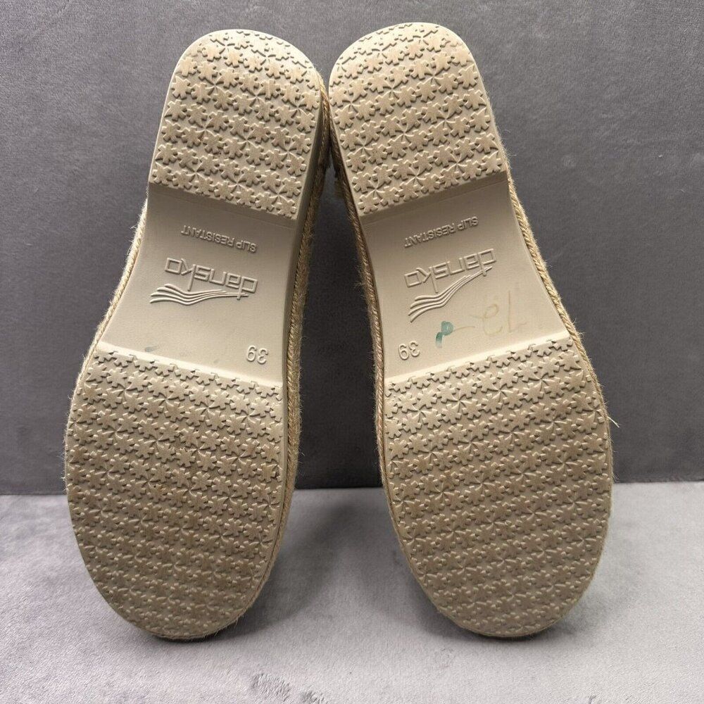 Dansko Victoria Tahiti‎ Womens Size 39 (8.5-9) Clog Blue Yellow Floral Canvas - Picture 7 of 10